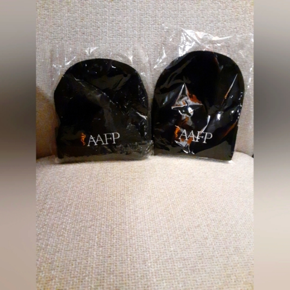 Black 2pk AAFP NWT Skull Cap Hat Black Unisex
